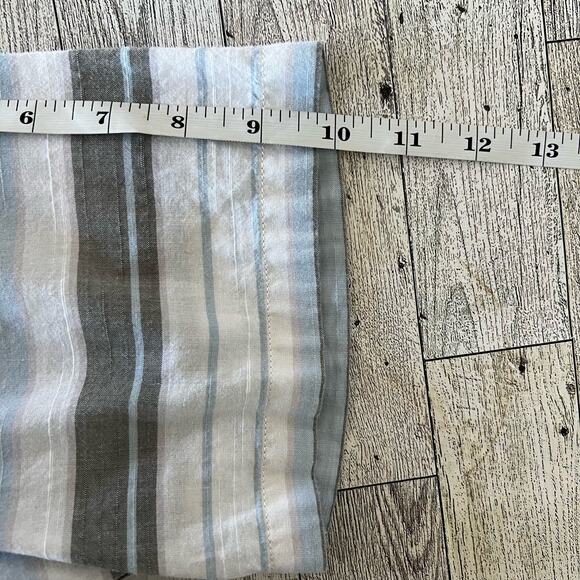 Eddie Bauer Classic Fit Shirt Men’s Size L TALL 100% Cotton Striped Button Up - Picture 10 of 11